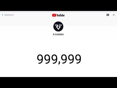 1 Million Subscribers Count | Live | Fake Subscriber Count This Video | thumbnail