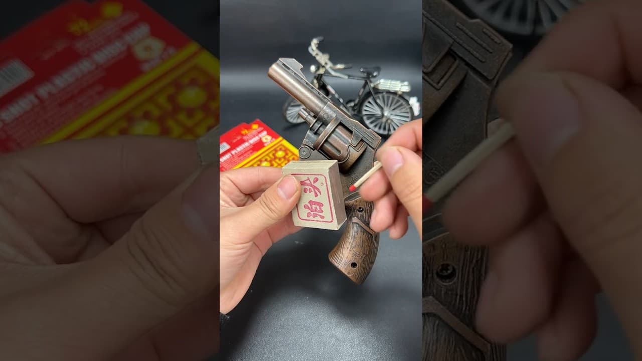 Satisfying Gun Toys, Happy to Play toys with Friends #gun #toys #shorts ๐ฅฐ32