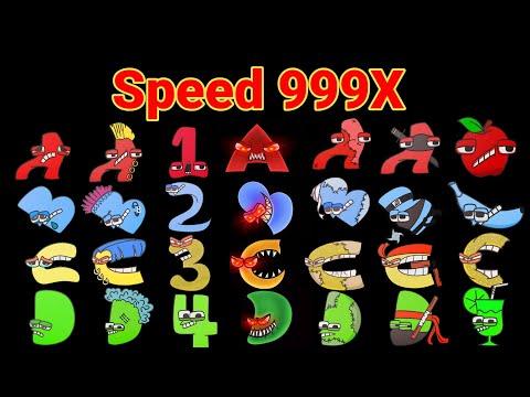 Alphabet Lore Special Version-Evil-Sad-Fixed-Kungfu-Number-Punks(Speed  999X), Real-Time  Video View Count