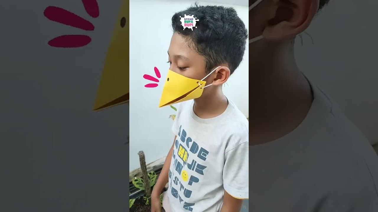 🦆 Kreasi mainan PARUH BEBEK dari origami