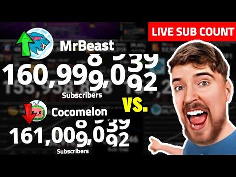 MrBeast vs Cocomelon - Live Sub Count