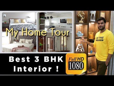 My Home Tour ❤️ | Best 3 BHK Interior | Bengaluru (INDIA) | FULL HD | Arvind Arora😊 thumbnail