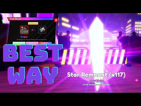 Every possible way to get STAR REMNANT in anime adventure#roblox  #animeadventure#trails#traits, Real-Time  Video View Count