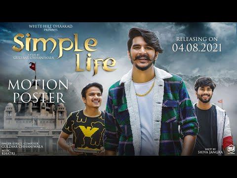 SIMPLE LIFE (Motion Poster) Gulzaar Chhaniwala | Haryanvi Song 2021 | Savan thumbnail