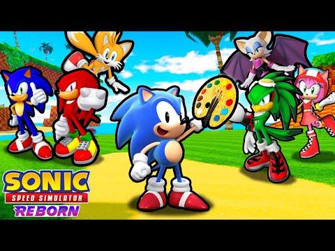 How Fast Can You Touch Every Character's Color In Sonic Speed