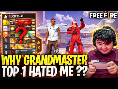 Why Top 1 Global Grandmaster Player😭Hated Me?Did I do Something Wrong-Garena Freefire thumbnail