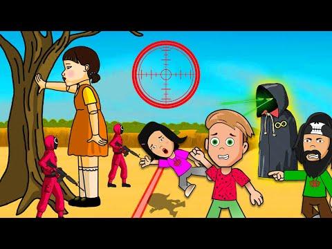 Squid Game vs Spy Ninjas 😱 (Animation Cartoon!) 🚨 Chad Wild Clay Vy Qwaint Melvin PZ9 Regina Ginera thumbnail