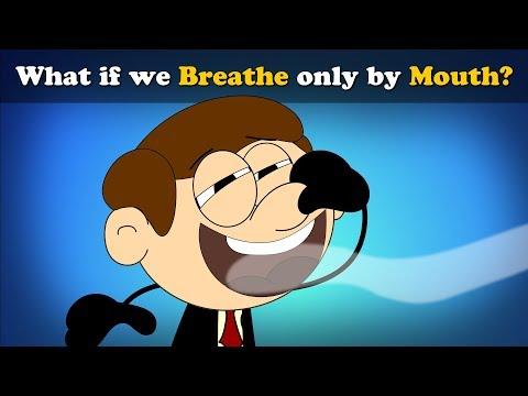 What if we Breathe only by Mouth? + more videos | #aumsum #kids #science #education #children thumbnail