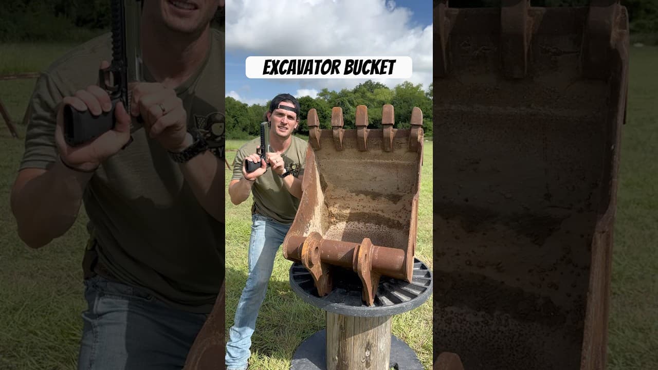 Can an Excavator Bucket Stop a 50 Cal Sniper Rifle?