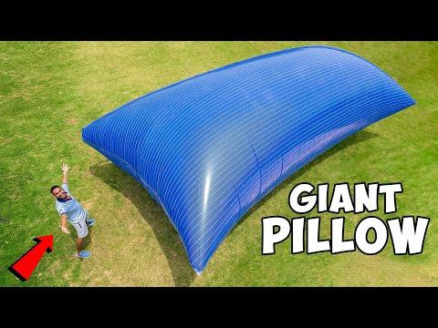 We Made World's Biggest Pillow - 100% Real thumbnail