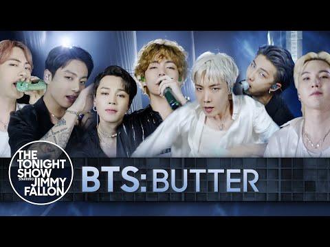 BTS: Butter | The Tonight Show Starring Jimmy Fallon thumbnail
