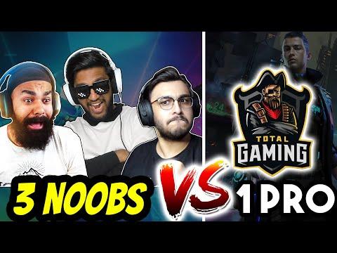 3 Noobs vs 1 Pro in Free Fire ! thumbnail