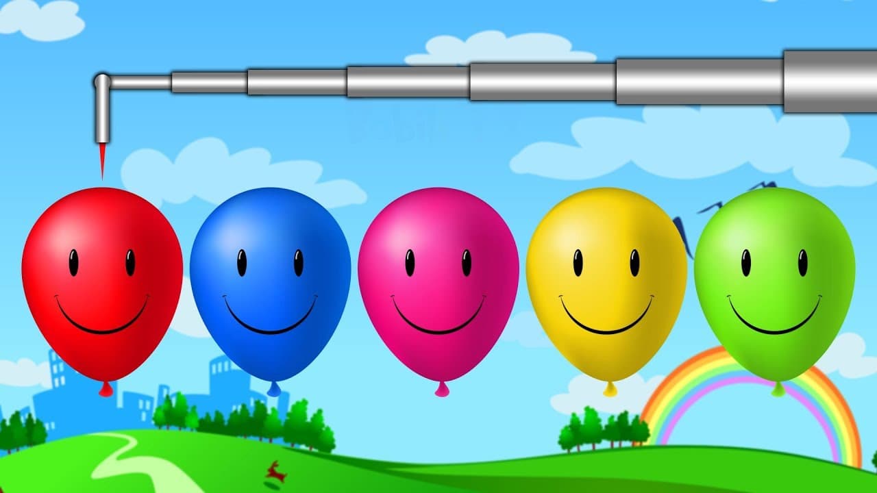 Pepee ve Niloya ile Balonlarฤฑ Patlatarak Renkleri รฤreniyoruz