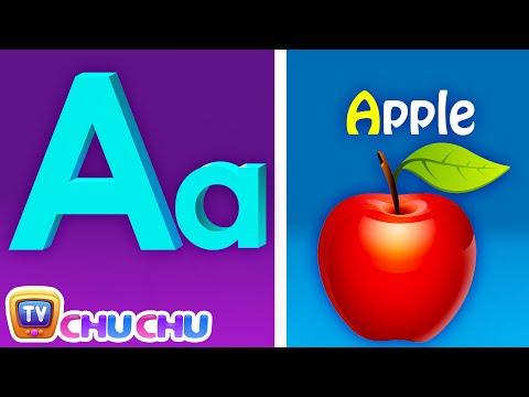 Phonics Song with TWO Words - A For Apple - ABC Alphabet Songs with Sounds for Children thumbnail