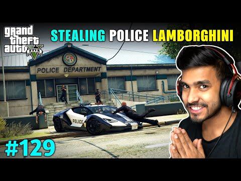 I STOLE LAMBORGHINI FROM POLICE DEPARTMENT | GTA V GAMEPLAY #129 thumbnail