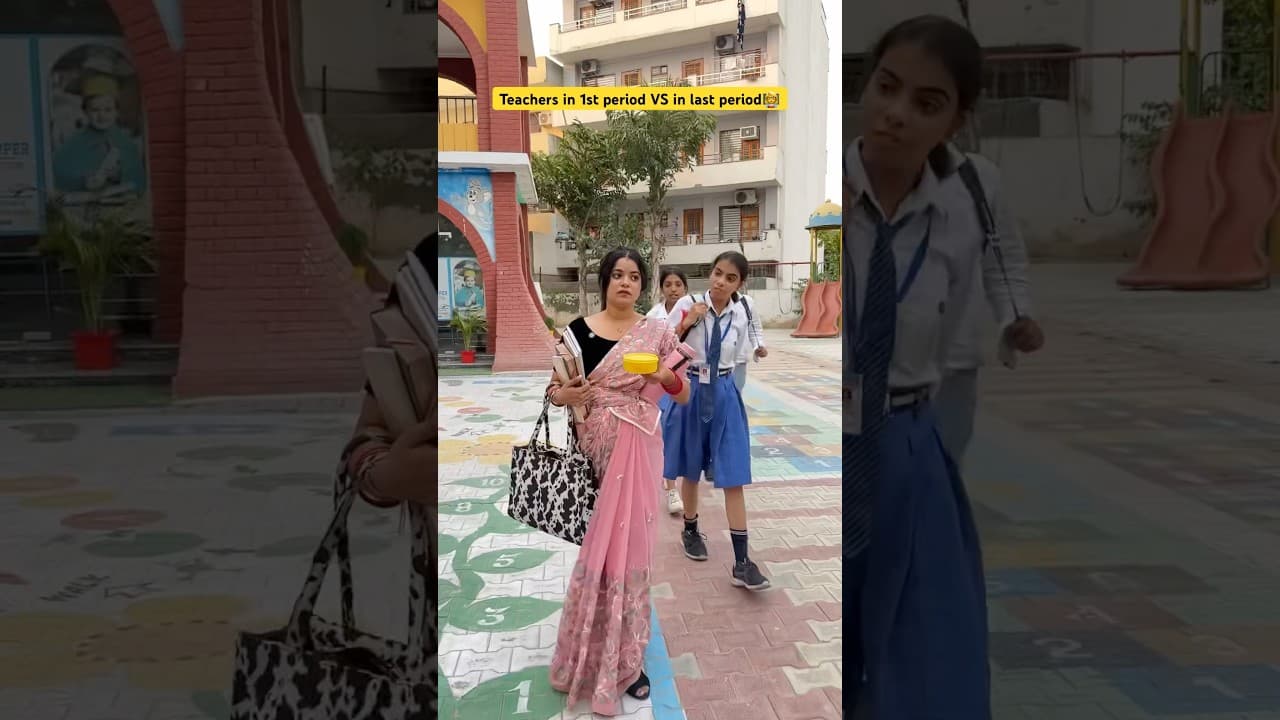 Teachers in 1 period VS in last period👩🏫 #shorts #ytshorts #teacherlife #sejalgabashorts
