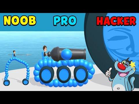 NOOB vs PRO vs HACKER Draw Joust Gameplay Oggy And Jack Voice thumbnail