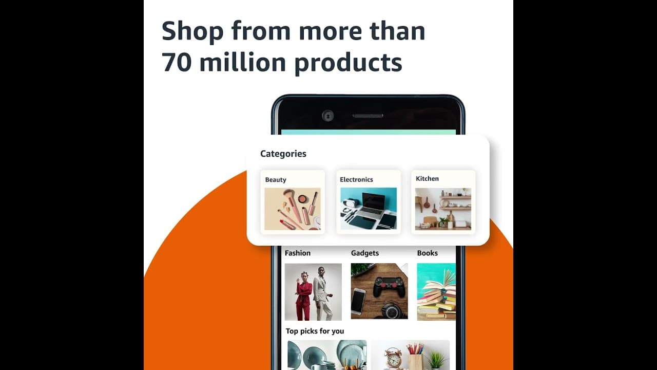 Shop smarter, smoother, and easier in the Amazon.com App - 6 Second