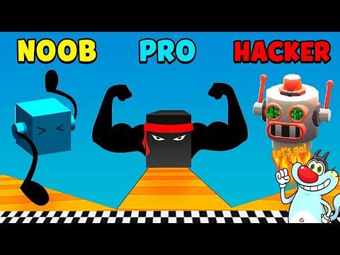 NOOB vs PRO vs HACKER Draw Climber Gameplay Oggy And Jack Voice thumbnail