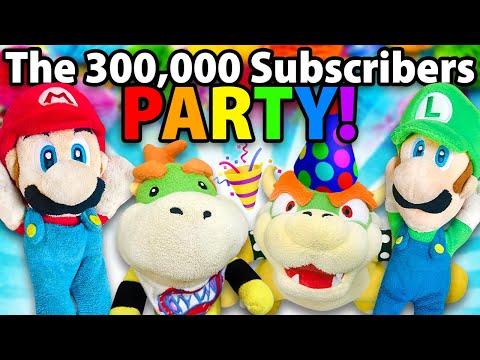Crazy Mario Bros: The 300,000 Subscribers Party! thumbnail