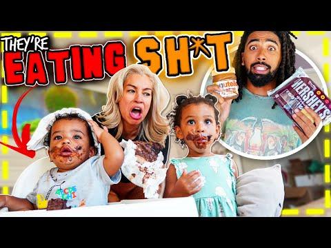 "THE KIDS are EATING SH*T !!" PRANK on MY GIRLFRIEND 😂 *SUPER SAVAGE* thumbnail