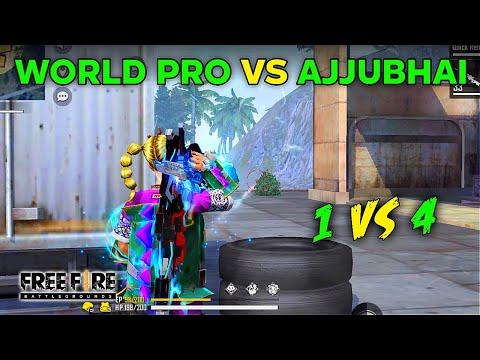 WORLD PRO CHAT SQUAD VS AJJUBHAI BEST 1 VS 4 CLASH SQUAD GAMEPLAY #40 | GARENA FREE FIRE thumbnail