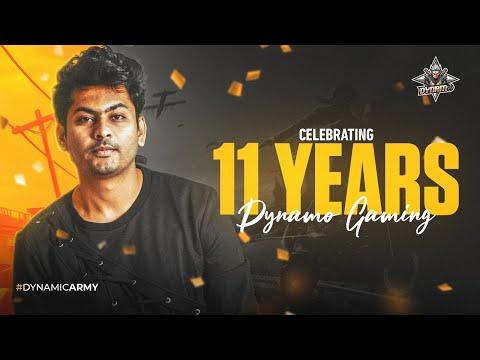 11 YEARS OF DYNAMO GAMING | BATTLEGROUNDS MOBILE INDIA LIVE WITH HYDRA SQUAD thumbnail