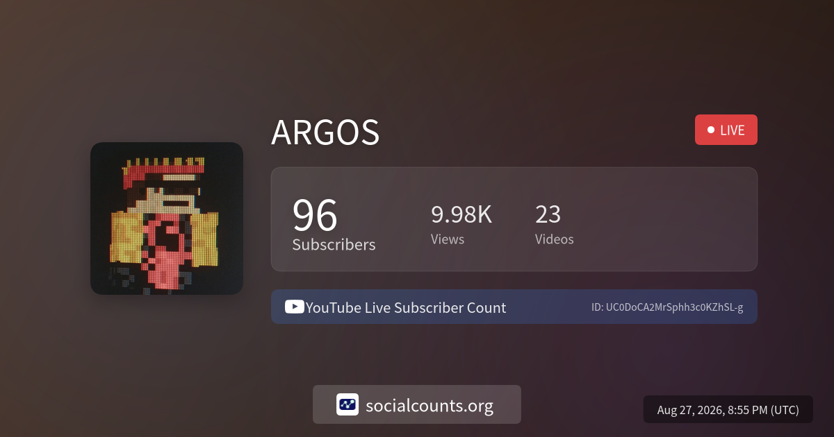 argos-youtube-live-subscriber-count-socialcounts