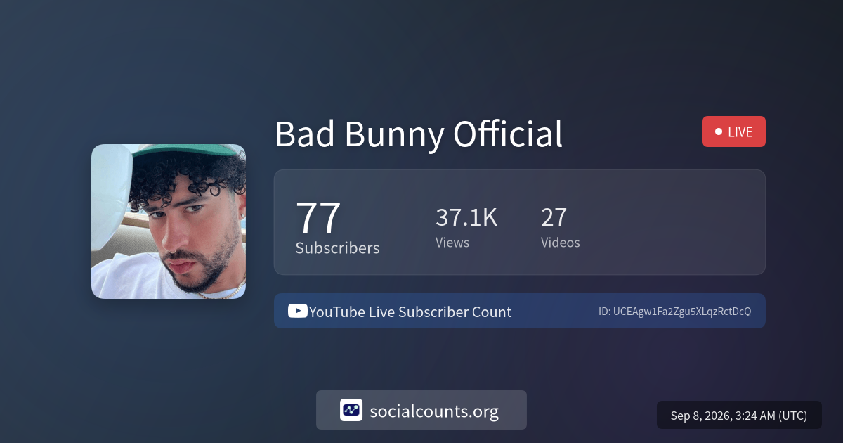 bad-bunny-official-youtube-live-subscriber-count-socialcounts