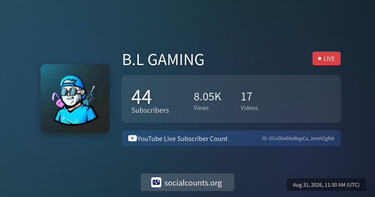 b-l-gaming-youtube-live-subscriber-count-socialcounts