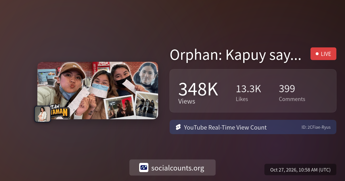 Orphan: Kapuy sayo Esther!!! (Movie Night) 🍿 | Real-Time YouTube Live ...