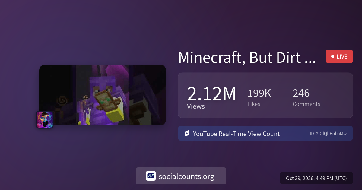 minecraft-but-dirt-gives-op-item-s-shorts-real-time-youtube-live