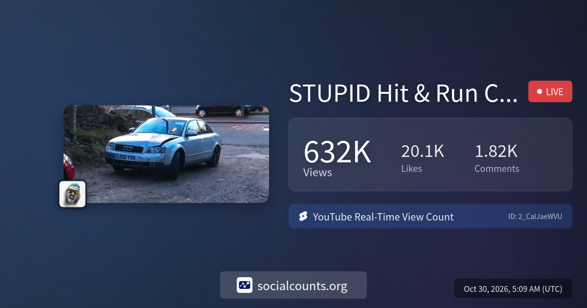 STUPID Hit & Run CAR CRASH, we caught the driver! | Real-Time YouTube ...