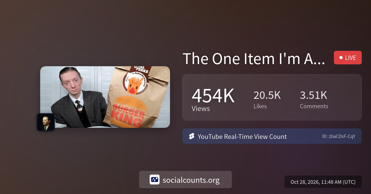 The One Item I'm Actually Scared To Eat... | Real-Time YouTube Live ...