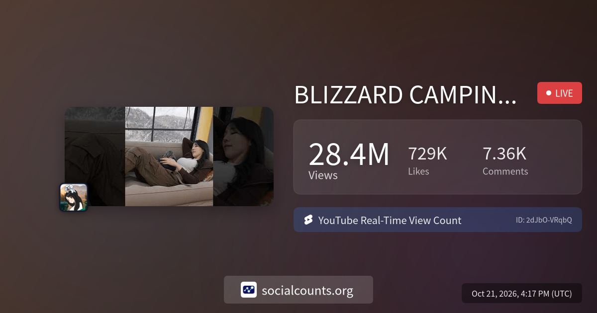 BLIZZARD CAMPING IN A LUXURY INFLATABLE TENT WITH 2-ROOMS | Real-Time ...