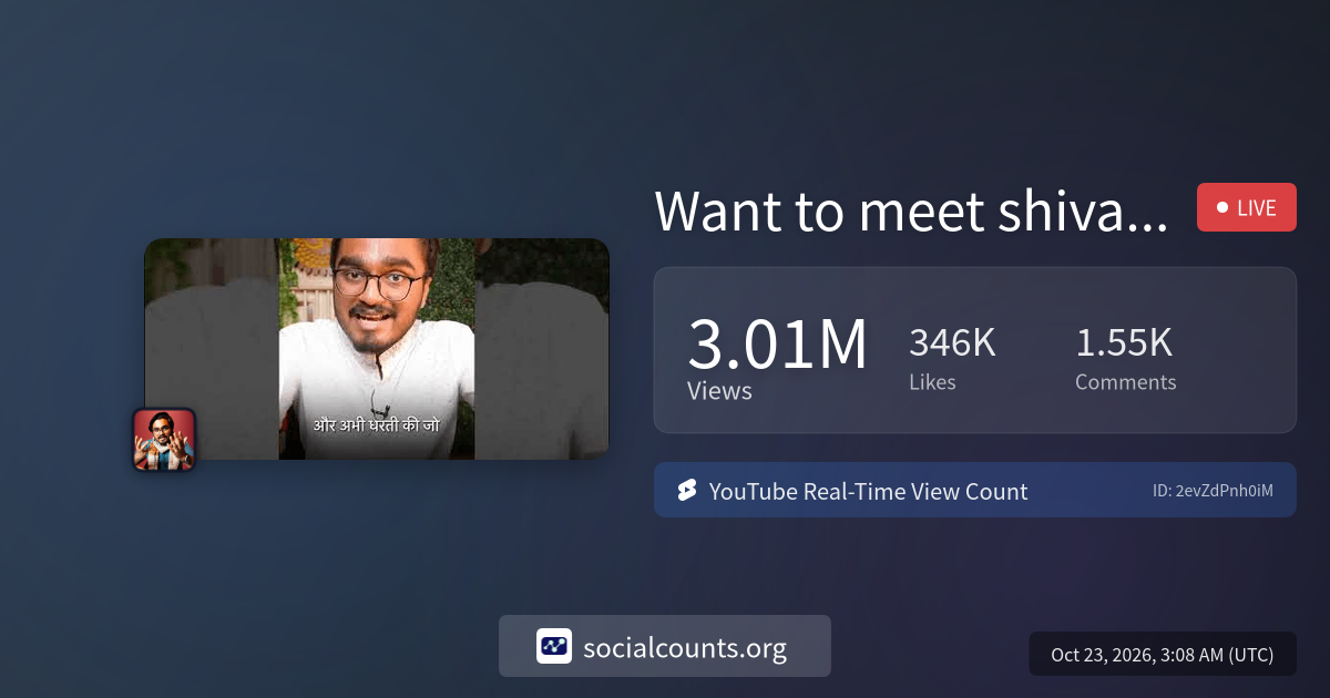 Want to meet shiva in Shravan Month? #shorts | Real-Time YouTube Live ...