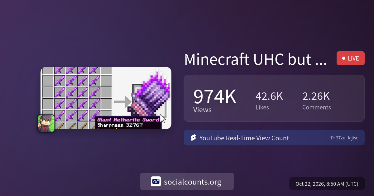 Minecraft UHC but you can craft a 