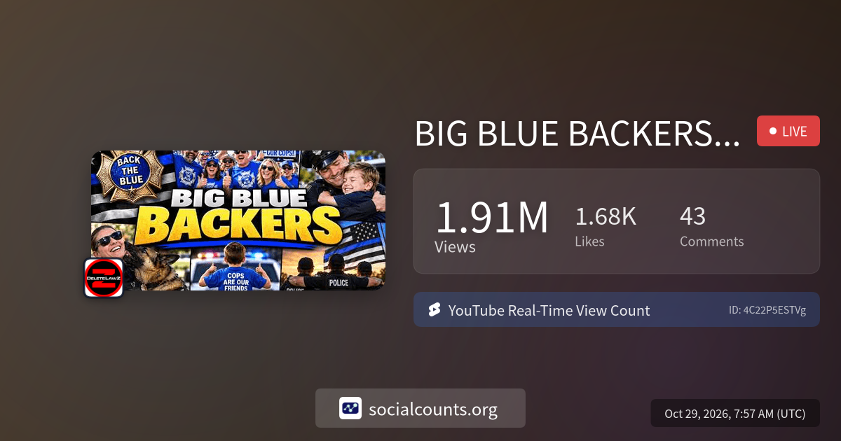 BIG BLUE BACKERS; THE COPS IN AMERICA ARE THE BESTEST | Real-Time ...