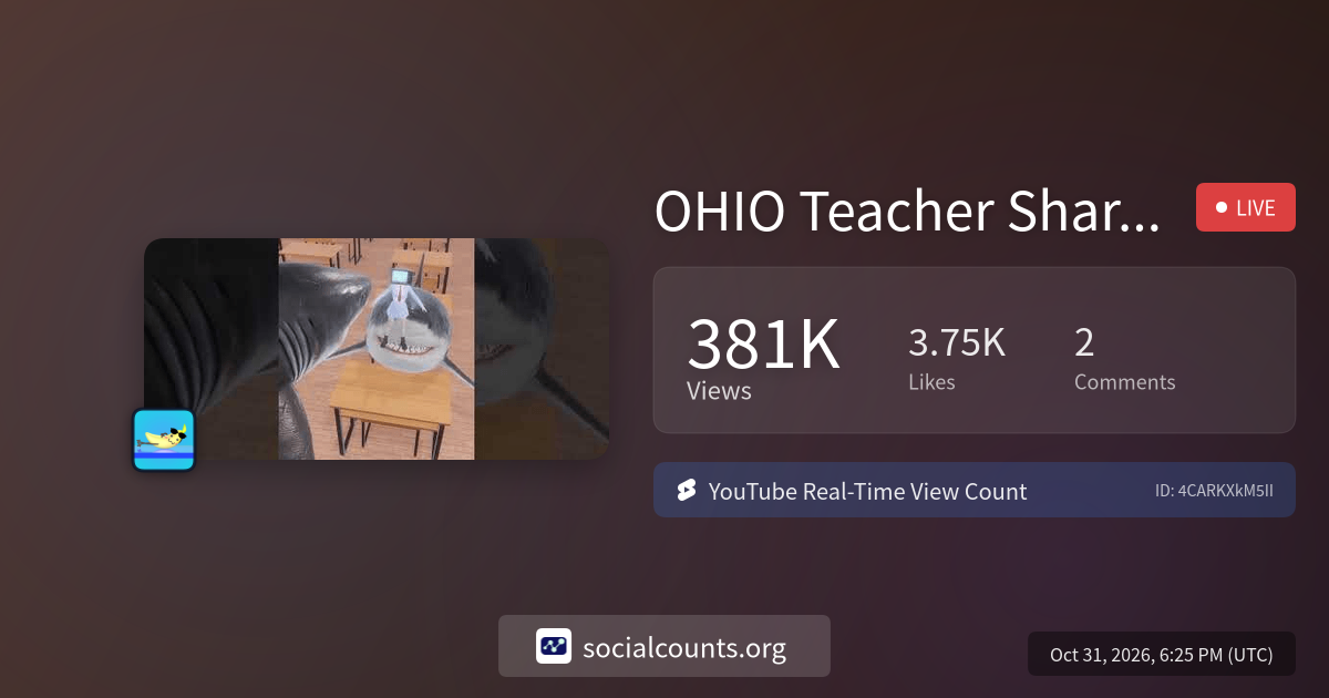 OHIO Teacher Shark Teaching Baby Shark Learning English in Classroom ...