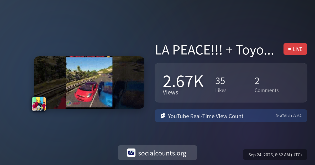 la-peace-toyota-yaris-meme-real-time-youtube-live-view-count