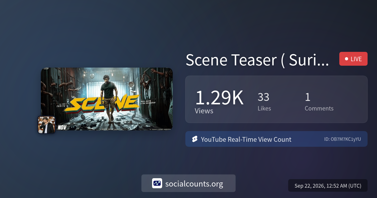 Scene Teaser ( Suriya 47 Teaser ) | Suriya | Nazriya Nazim | Naslen ...