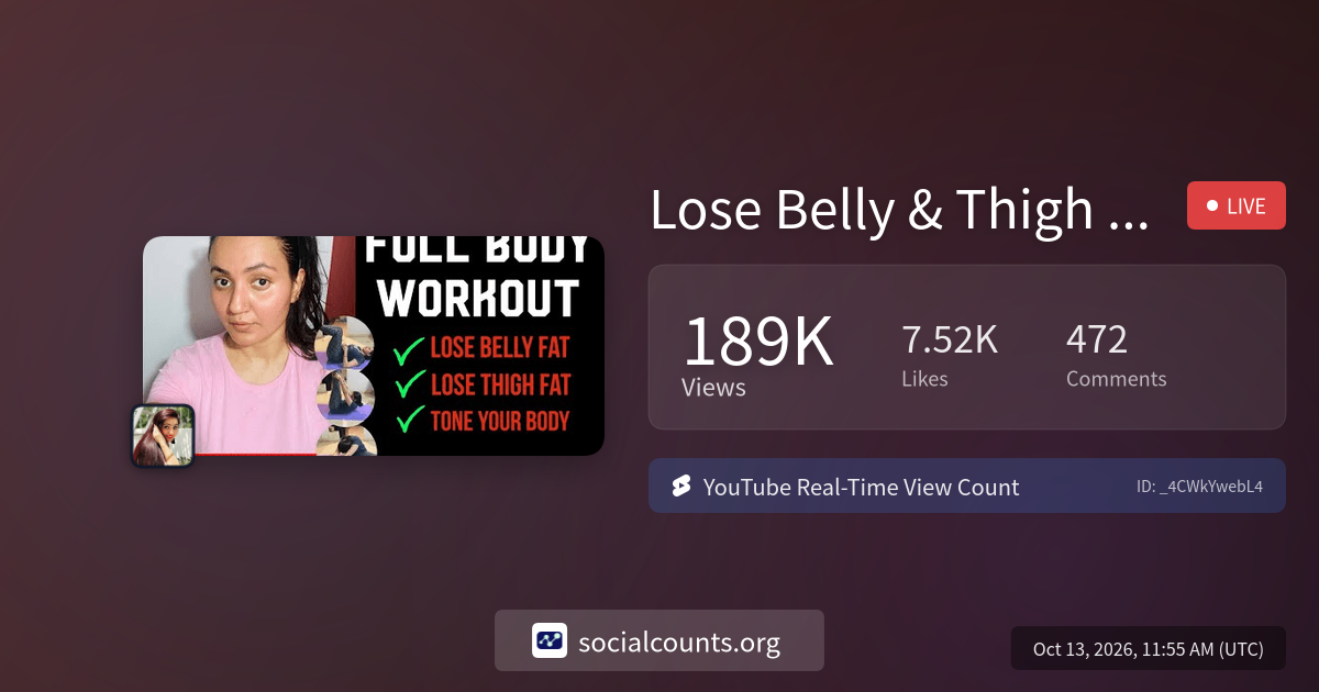 Lose Belly & Thigh Fat In Just 1 Week | Full Body Workout & Exercise at ...