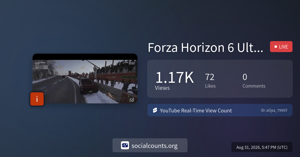 forza-horizon-6-ultra-gameplay-real-time-youtube-live-view-count
