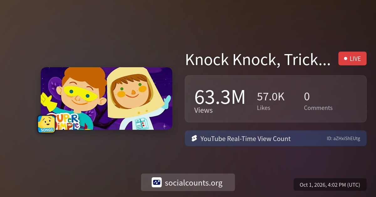 Knock Knock, Trick Or Treat - Part 2 | Super Simple Songs | Real-Time ...